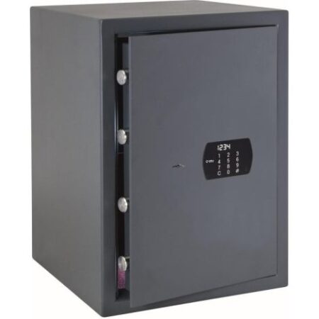 Coffre-fort BTV DECORA E-50 - 500 x 400 x 350 Combinaison Electronique + Serrure à clé double panneton