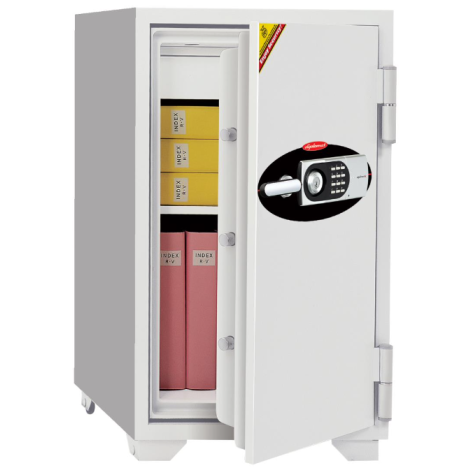 Coffre fort ignifuge Lockmann 080 EHK pour documents et objets de valeur - 122KG - 876 x 520 x 520 MM