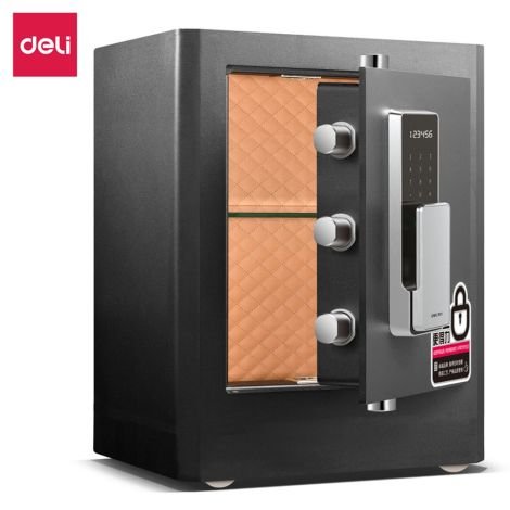 Coffre fort numérique DELI 4115G - 380*340*510 - 57,1 kg avec empreinte